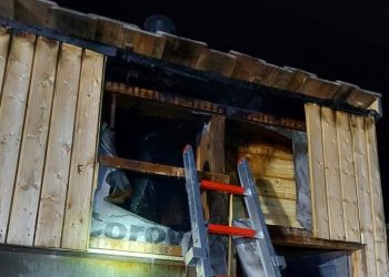 Palił się domek letniskowy