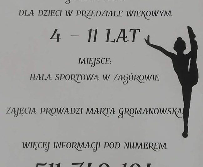 Rusza nabór  na zajęcia akrobatyczno – gimnastyczne