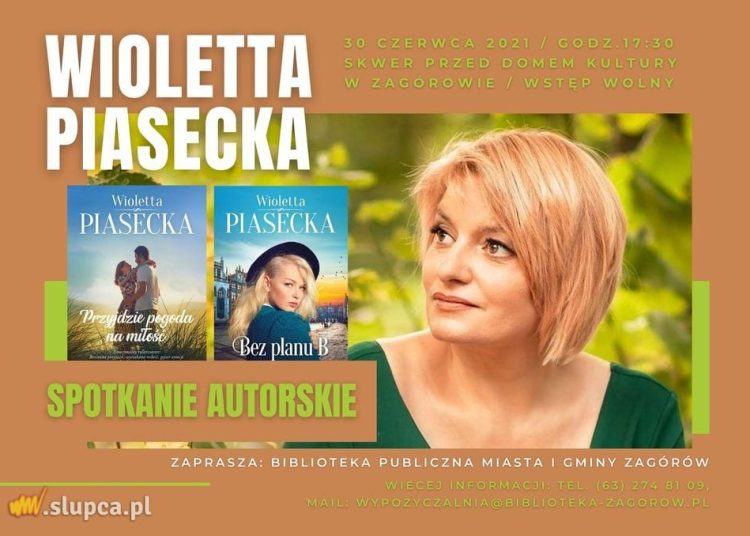 Wioletta Piasecka gościem biblioteki