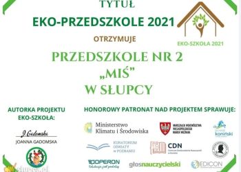Miś został Eko-Przedszkolem