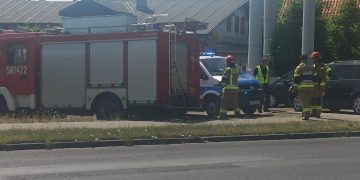 Groźnie przy rondzie na Poznańskiej