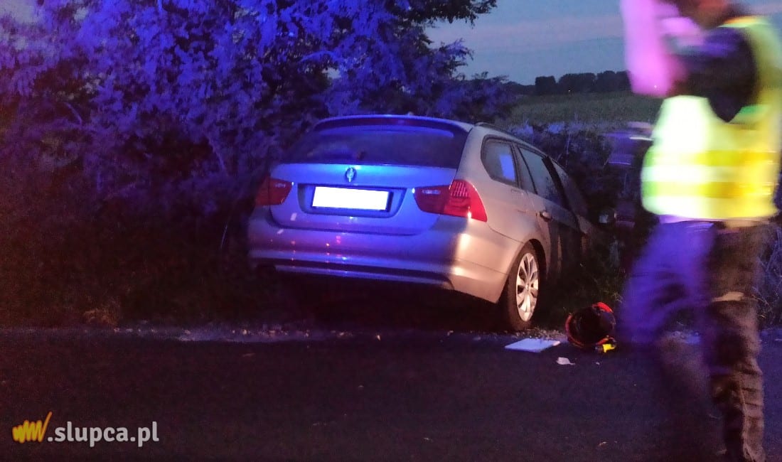 Wypadek w Wierzbnie. Motocyklista poważnie ucierpiał ZDJĘCIA