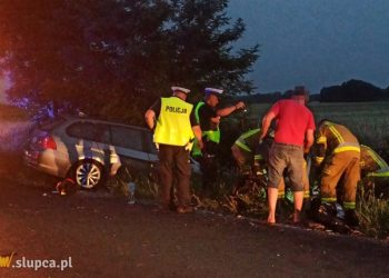 Wypadek w Wierzbnie. Motocyklista poważnie ucierpiał ZDJĘCIA
