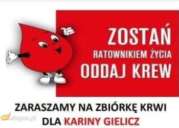 Pomóż Karinie, oddaj krew!