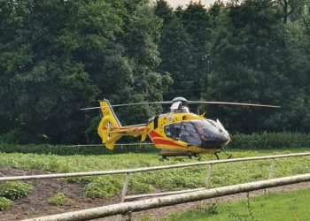 Wypadek na stadninie w Mieczownicy. Lądowało LPR