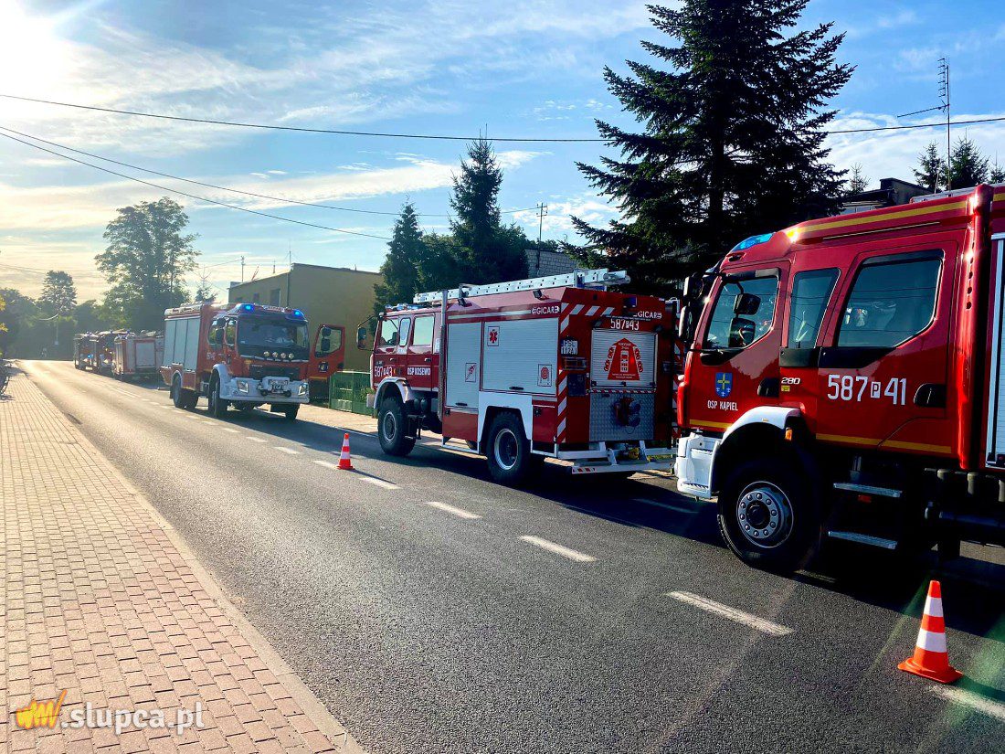 Ostrowite: Paliło się w warsztacie ZDJĘCIA