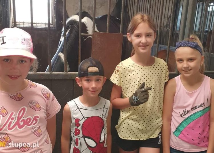 Dzieci zwiedziły Stajnię Bierzglinek