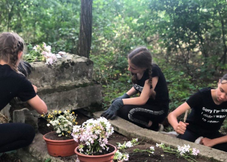 Harcerze uporządkowali cmentarz