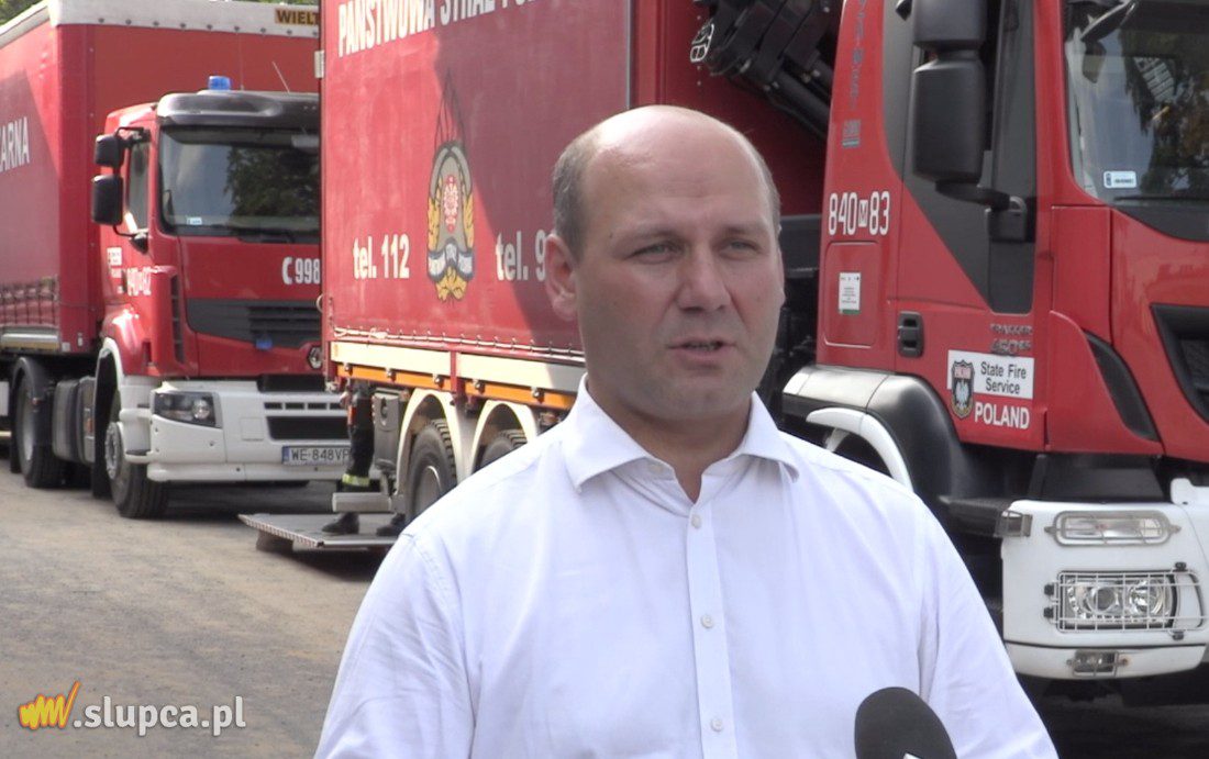 Minister w Strzałkowie. Wyruszyła pomoc dla powodzian z Niemiec