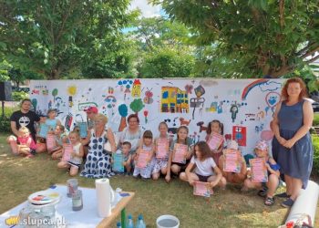 „Gę gę …gęsi mural malujemy”