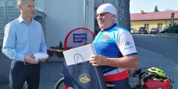 Przejechał rowerem tysiące kilometrów