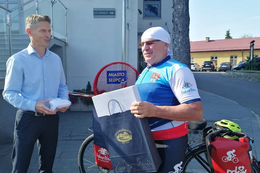 Przejechał rowerem tysiące kilometrów