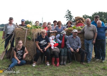 Ostrowite: Zbudowali słomianą wioskę