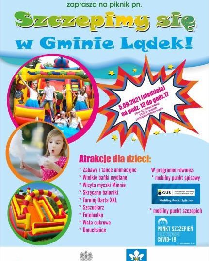 Będą się szczepić na pikniku w Lądku