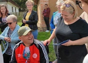 Byli w parku etnograficznym w Kłóbce