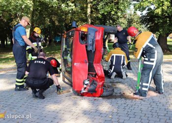 Strażacy szkolili się razem ze studentami