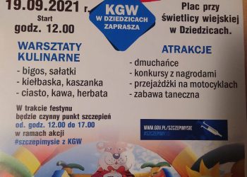 Dziedzice zapraszają na 2 festyn „szczepionkowy”