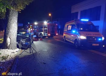 Golfem w drzewo. Pasażer w ciężkim stanie