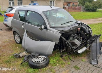 Zderzył się z ciężarówką