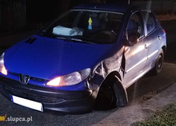 Z 3 promilami i bez uprawnień. Spowodował kolizję