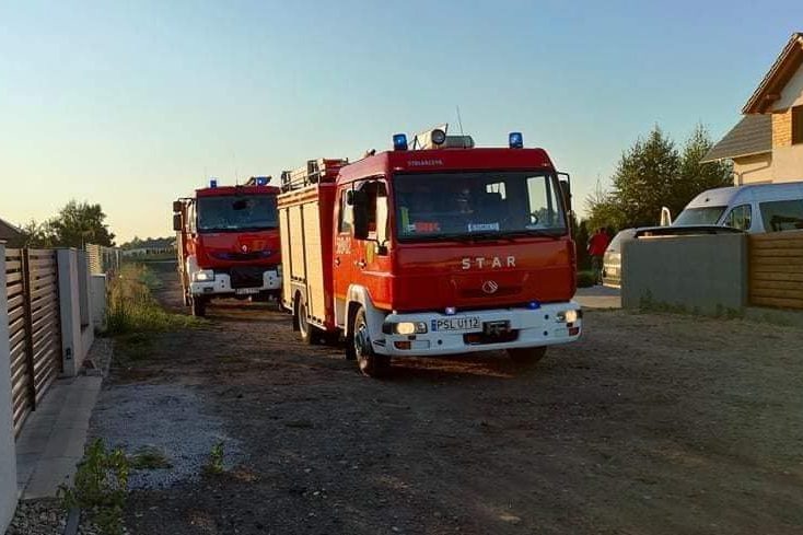 Strażacy wyjechali do pożaru