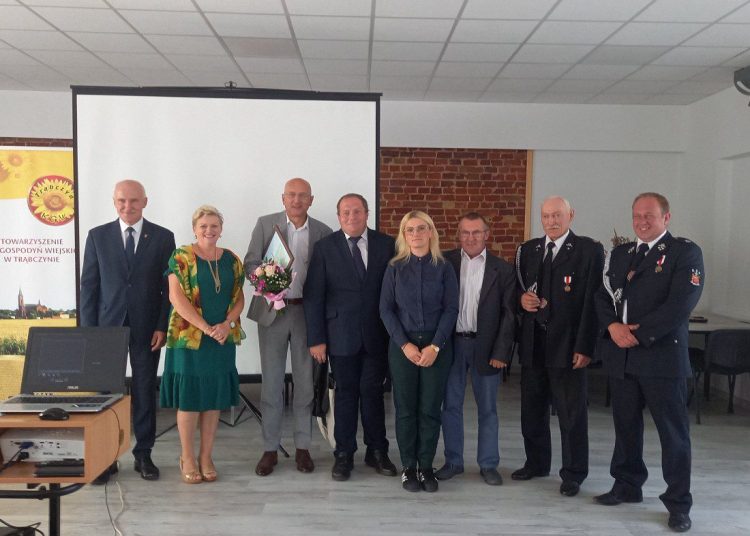 Delegacja sołtysów w Trąbczynie