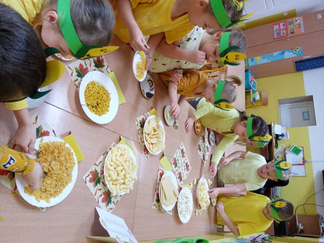 Dzień Kukurydzy w zerówce w Młodojewie