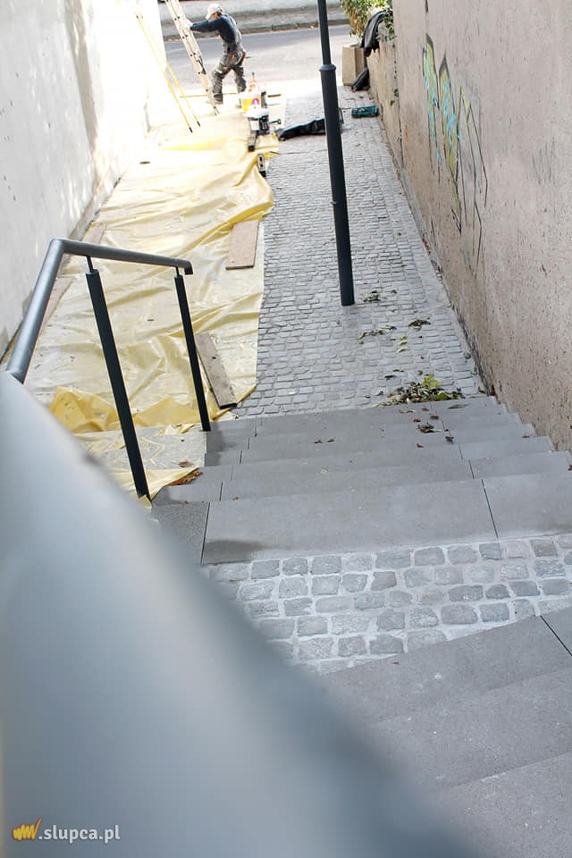 Wyremontowali schody łączące Kościelną z Okopową