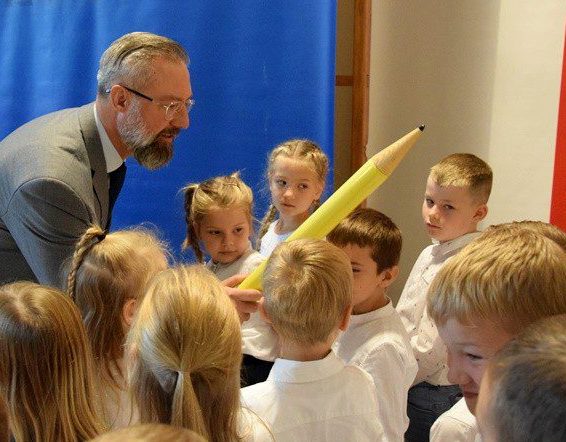 Strzałkowo: Pasowani na pierwszoklasistów