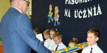 Wólka: Pasowani na pierwszoklasistów