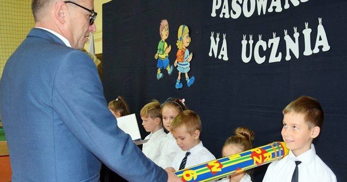Wólka: Pasowani na pierwszoklasistów