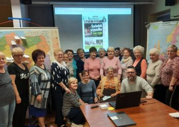 Przyglądali się jak powstaje gazeta