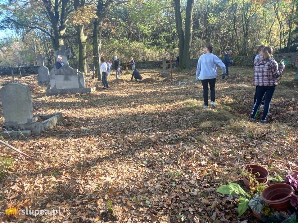 Posprzątali cmentarze w Brzozogaju, Dołach i Kierzu