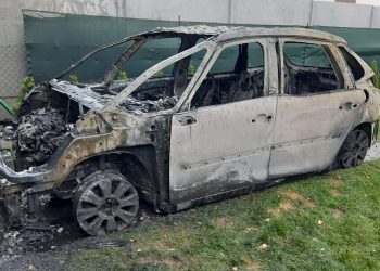 W Kamieniu spłonął samochód