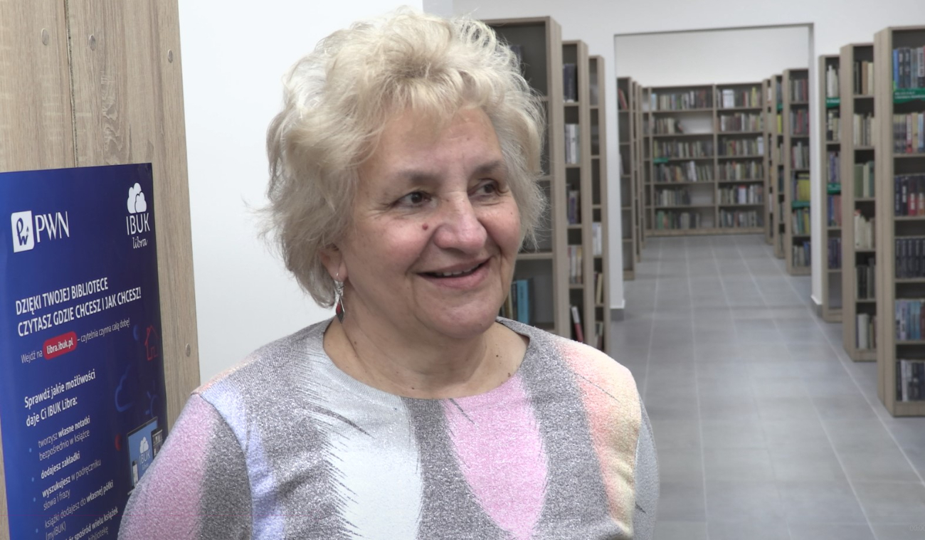 Biblioteka cztery razy większa. Jest pięknie