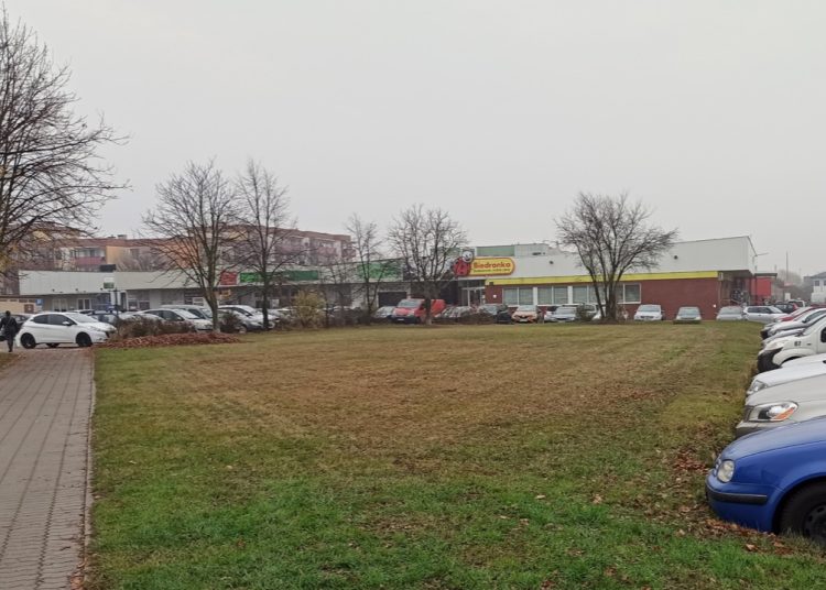 Zamiast zieleni parking na 40 miejsc