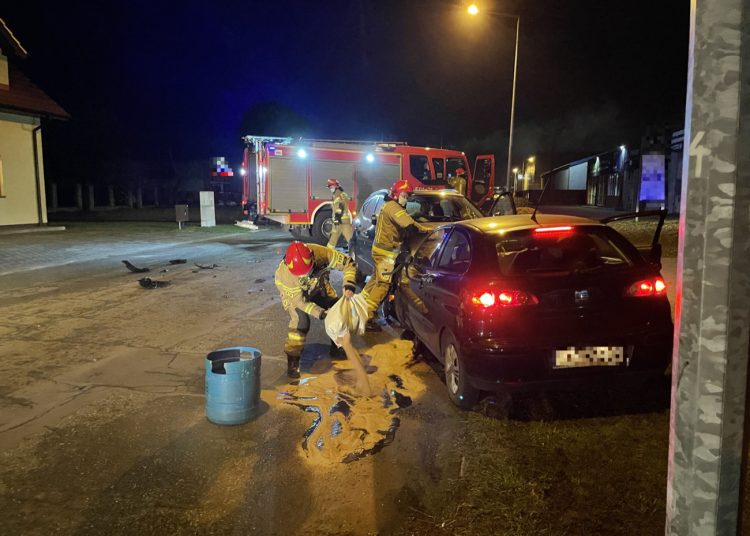 Wypadek w Słupcy. Zderzyły się dwa auta ZDJĘCIA