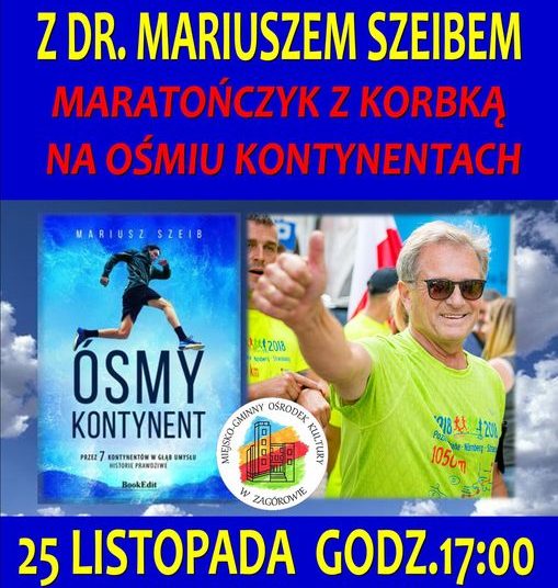 Zapraszają na spotkanie z maratończykiem