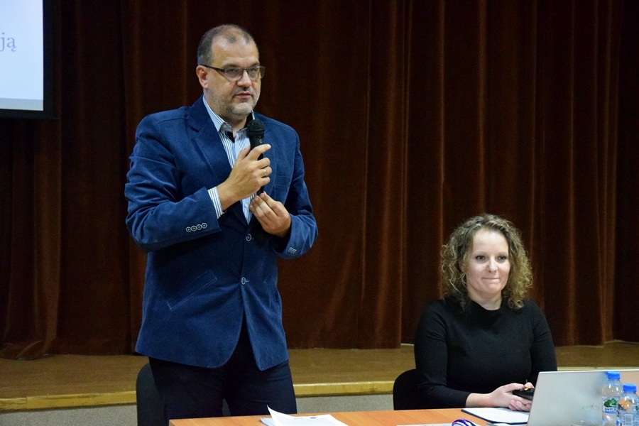 Wygłosili wykład o Leonie Urbaniaku