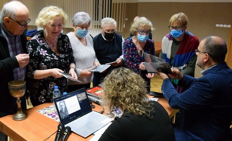 Wygłosili wykład o Leonie Urbaniaku