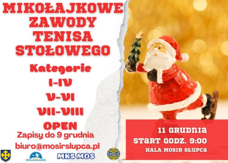 Mikołajkowy turniej tenisowy