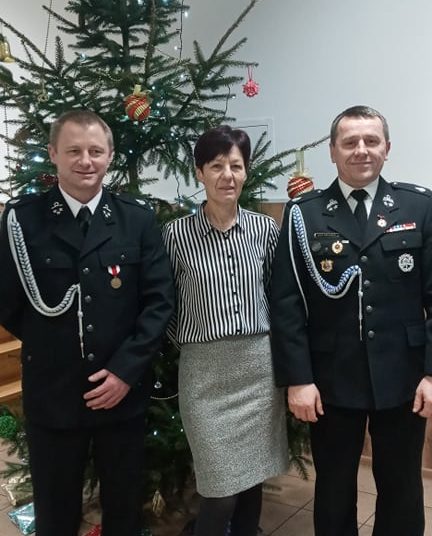 Wigilia pań z KGW w Ratyniu i druhów z gminy Lądek