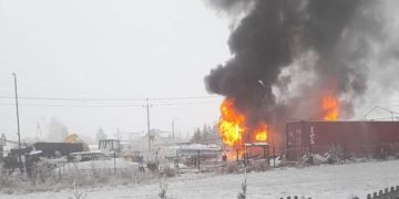 Płonął budynek gospodarczy