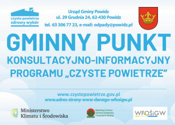 Gminny Punkt Konsultacyjno-Informacyjny Programu „Czyste Powietrze”
