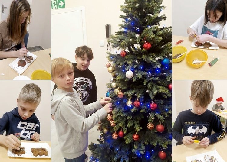 Przedświąteczne przygotowania w świetlicy