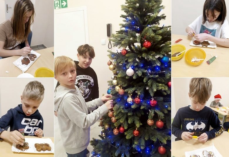 Przedświąteczne przygotowania w świetlicy