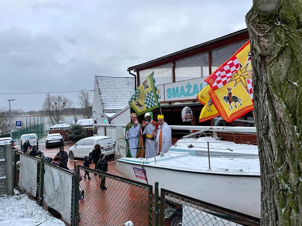 Orszak Trzech Króli na jachcie