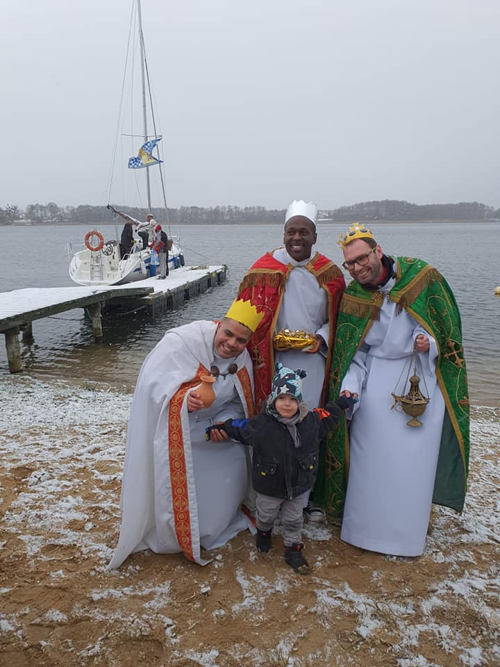 Orszak Trzech Króli na jachcie