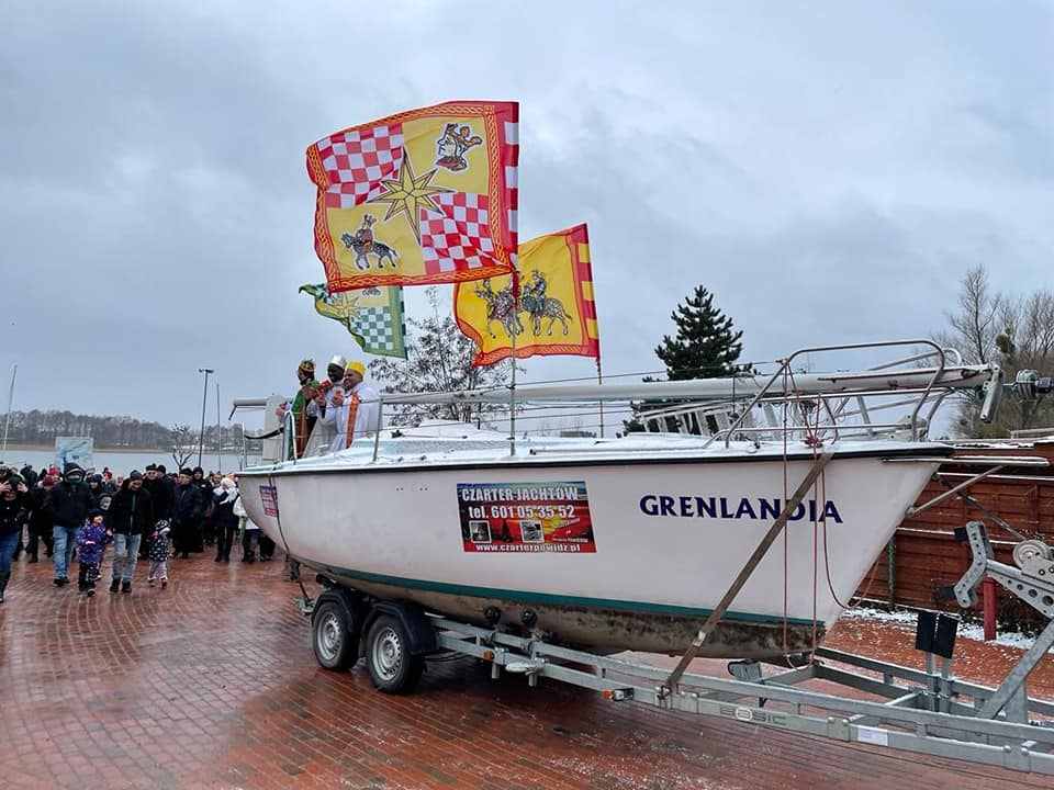 Orszak Trzech Króli na jachcie