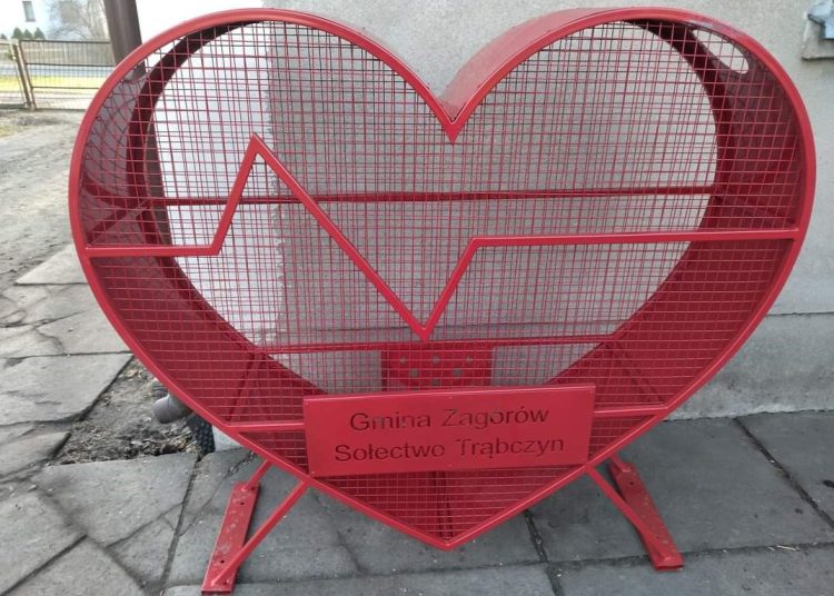 Serduszko na nakrętki stanęło w Trąbczynie